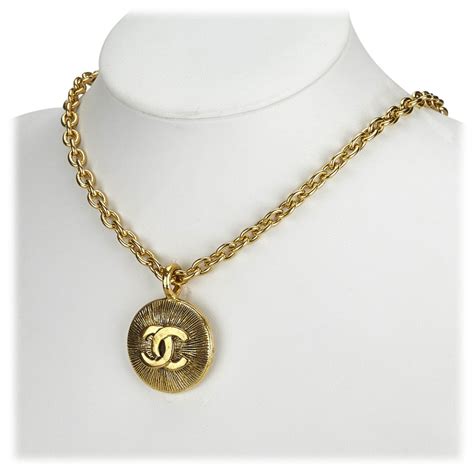 chanel gold necklace sale|chanel necklace online shop.